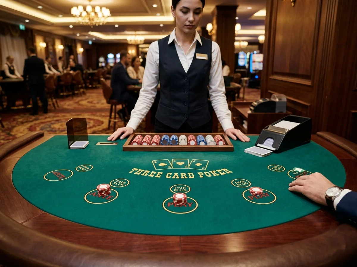 Three Card Poker at Candy96 online casino table games